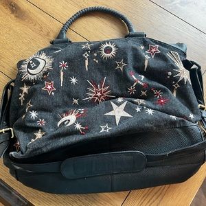 Johnny Was Celestial Telesto Overnight Tote